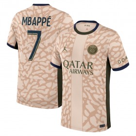 Günstige Fußballtrikots Paris Saint-Germain Mbappé 7 Jordan Fourth trikot 2023-24 Kurzarm